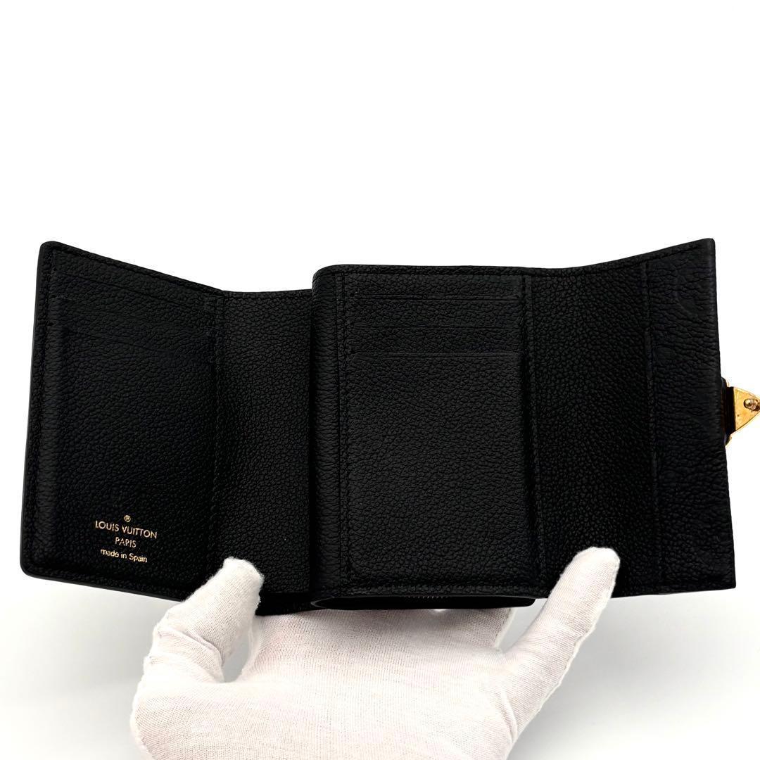 Louis Vuitton Wallet Monogram Empreinte Metis Compact Black Handbag — view 4