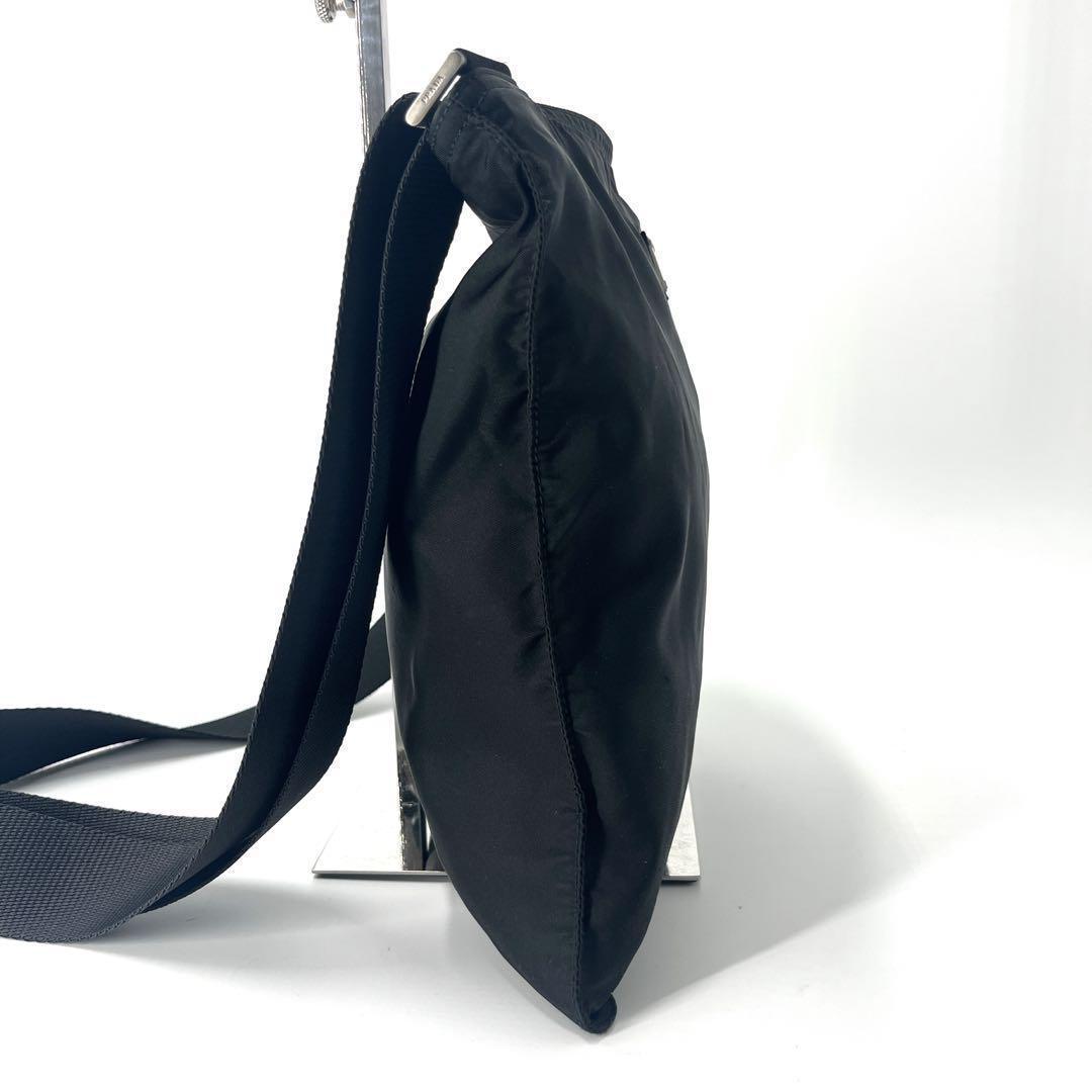 Good Quality Prada Shoulder Bag Camera Bag Triangle Logo Nylon Black Y2k
