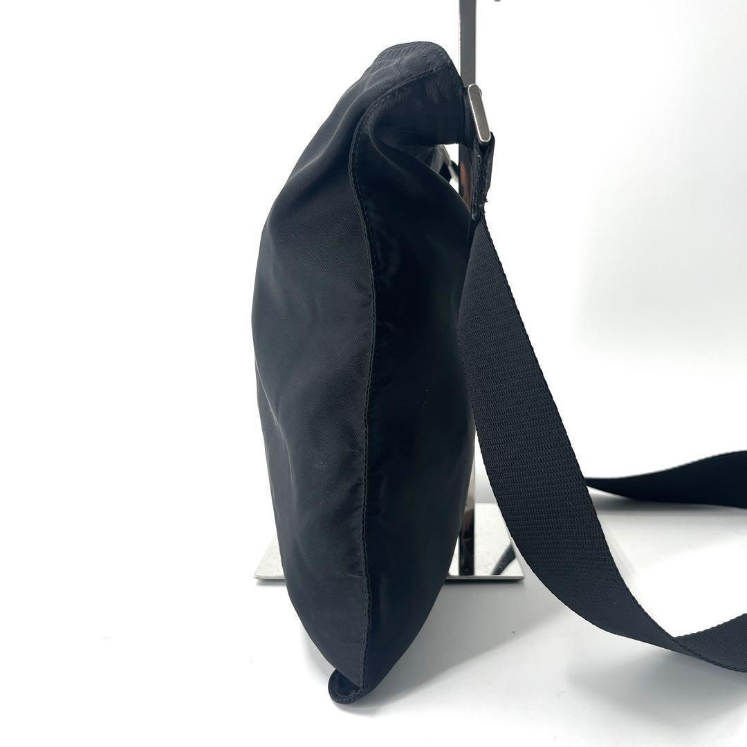 Good Quality Prada Shoulder Bag Camera Bag Triangle Logo Nylon Black Y2k