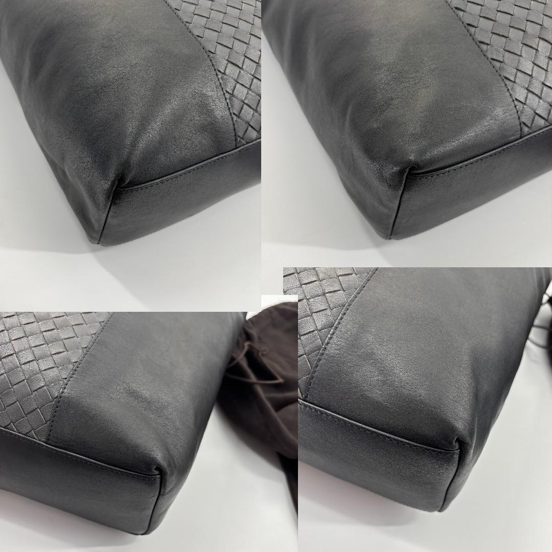 Bottega Veneta Super Intrecciato Tote Black — view 7