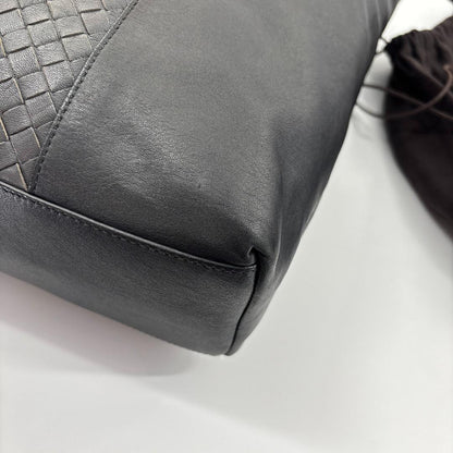 Bottega Veneta Super Intrecciato Tote Black — view 8