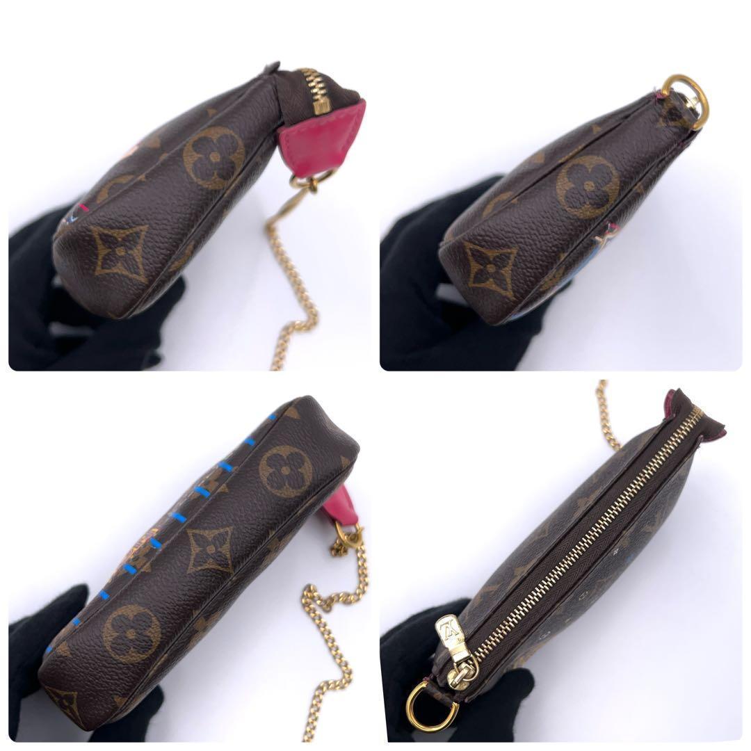 Louis Vuitton Monogram Vivienne Mini Pochette Accessoires Pouch — view 5