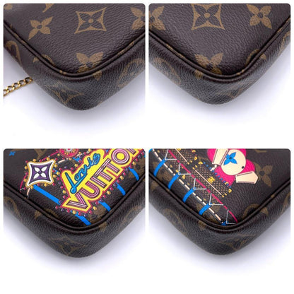 Louis Vuitton Monogram Vivienne Mini Pochette Accessoires Pouch — view 6