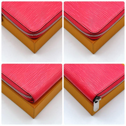 Louis Vuitton Epi Zippy Wallet Rose Pondicherry — view 8