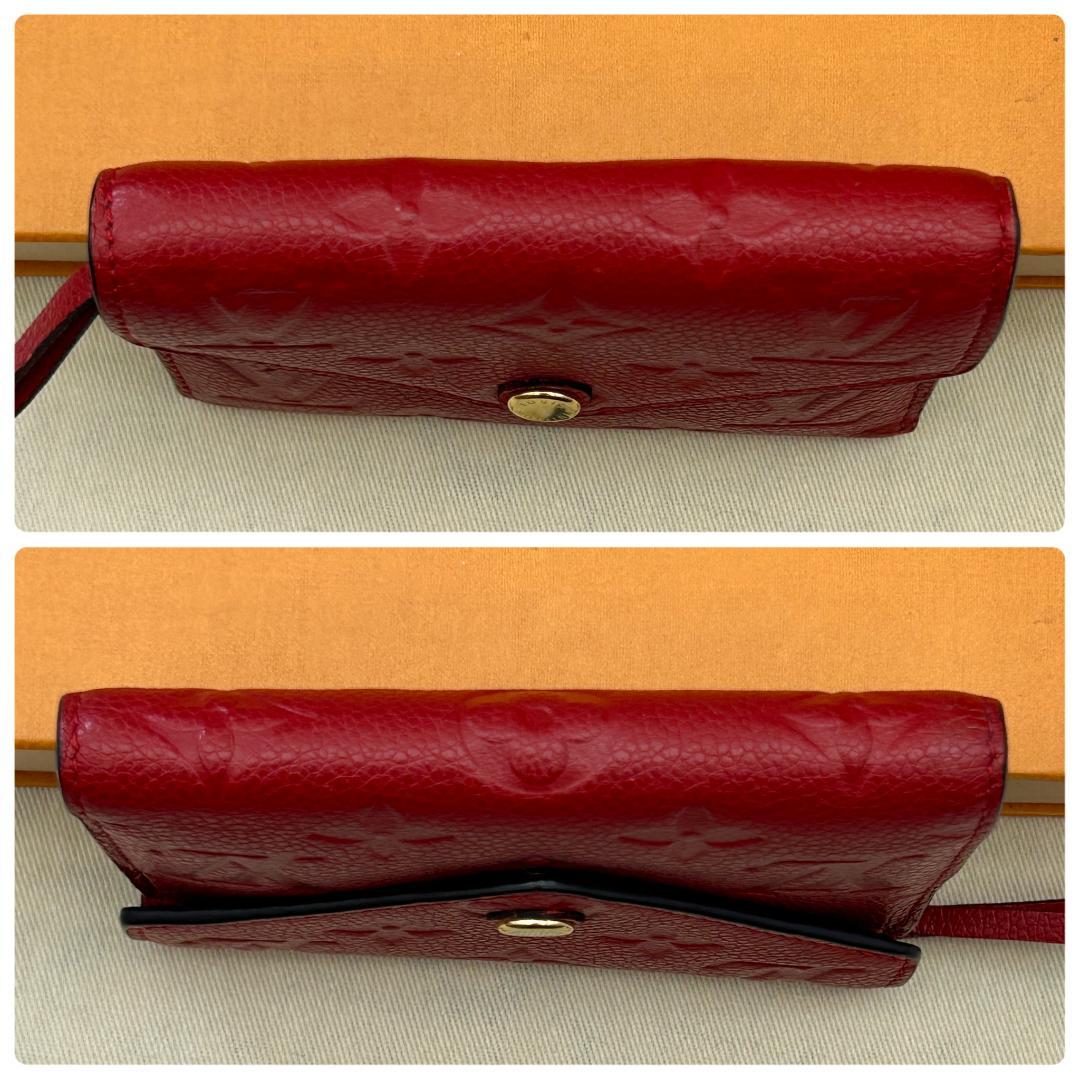 Louis Vuitton Empreinte Portefeuille Victorine Red Wallet — view 3