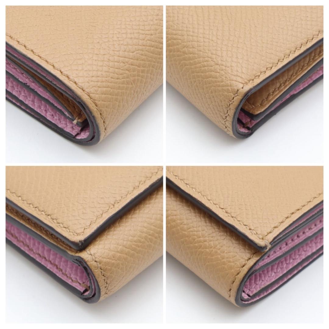 Hermes Bearn Combination Trifold Wallet Veau Epsom — view 8