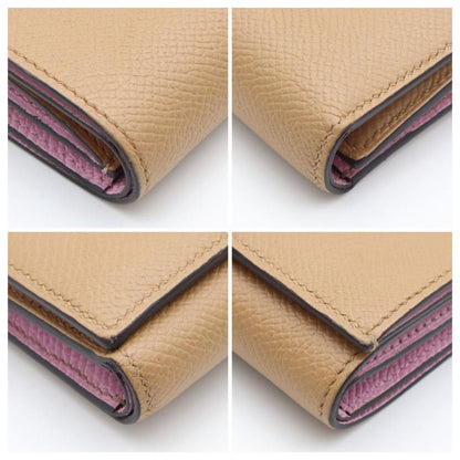 Hermes Bearn Combination Trifold Wallet Veau Epsom — view 8