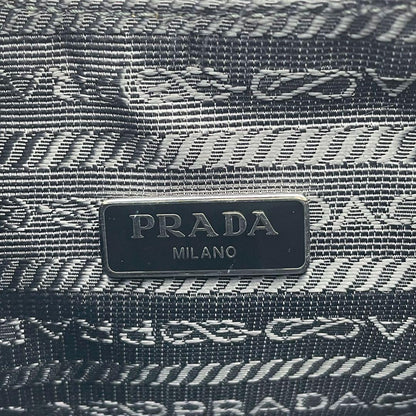 Prada Nylon Leather Triangle Plate Logo Shoulder Bag 2-Way — view 8