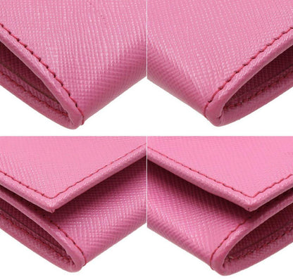 Prada Saffiano Leather Square Coin Case Coin Purse