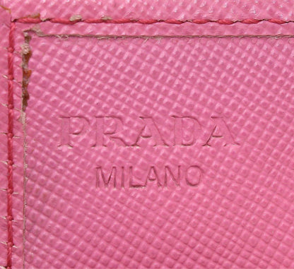 Prada Saffiano Leather Square Coin Case Coin Purse