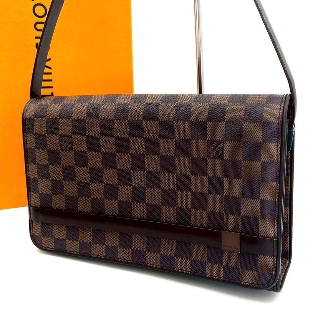 Louis Vuitton Damier Ebene Tribeca Long Shoulder