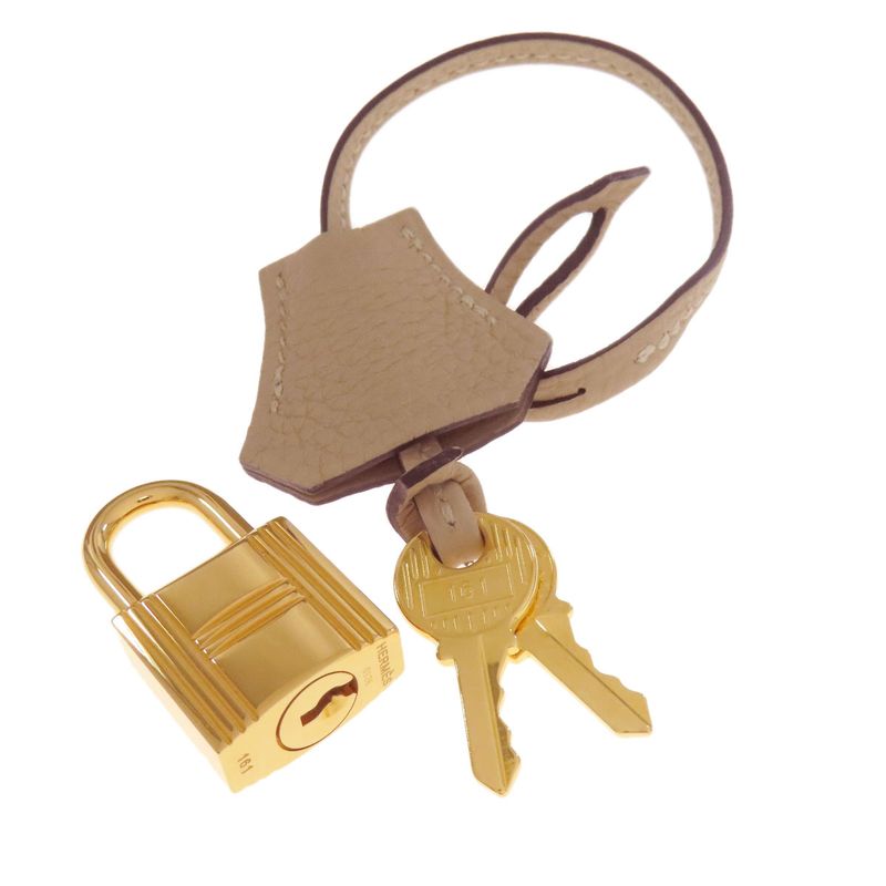 Hermes Birkin 30 Trench Gold Hardware Handbag Taurillon Women