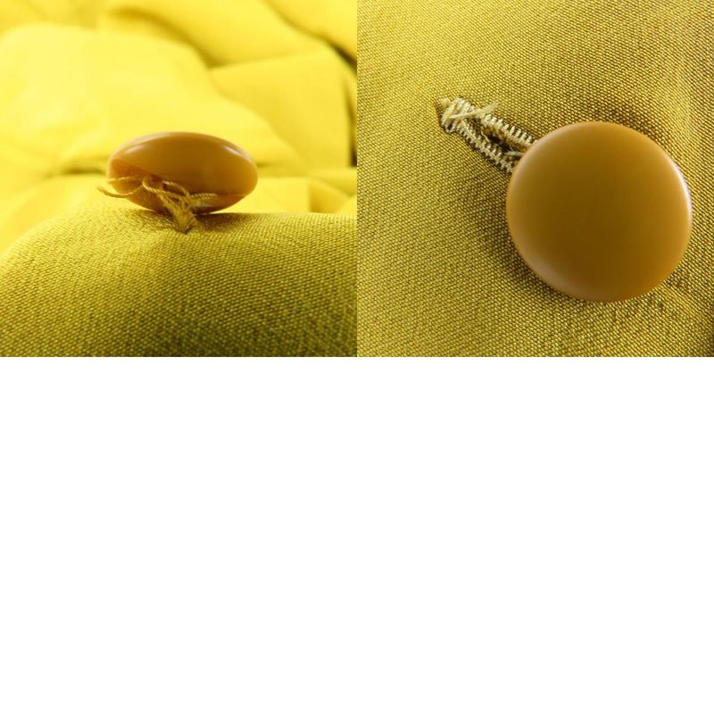 Christian Dior Blouse M Silk Mustard Bow Tie Blouse Top Apparel Women Ladies