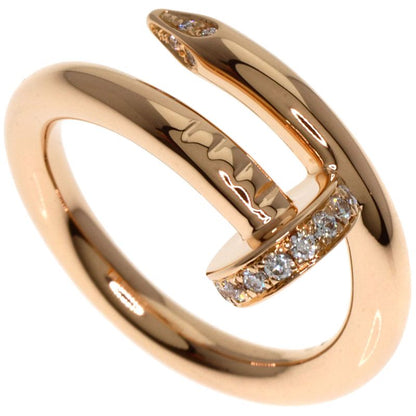 Cartier Juste Un Clou Diamond #49 Ring - 18K Pink Gold Ladies