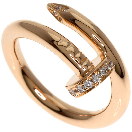 Cartier Juste Un Clou Diamond #49 Ring - 18K Pink Gold Ladies