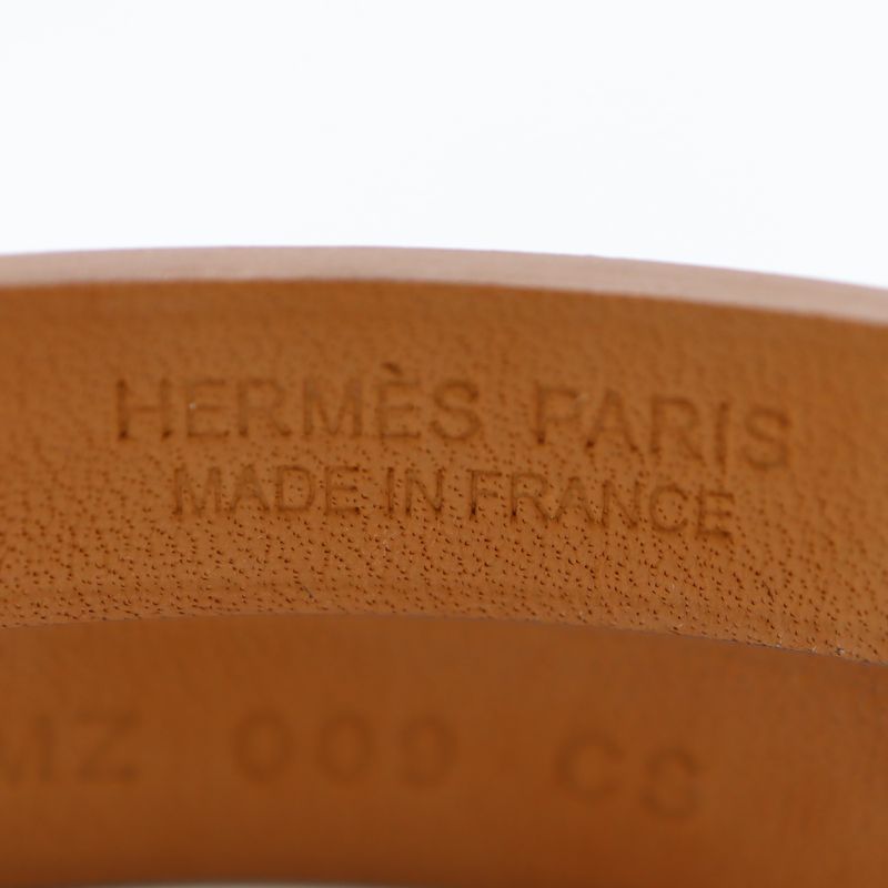 Hermes Mini Kelly Dubretour Kelly Bracelet T2 U Engraved White Gold Color