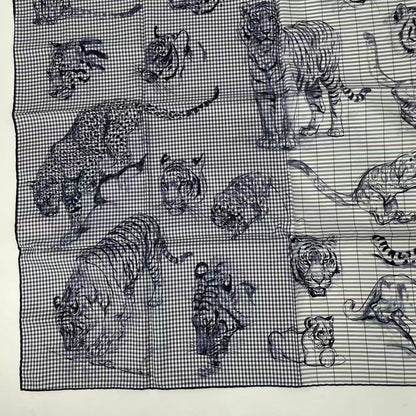 Similar Hermes Carre 90 Silk Scarf Dans L'atelier De Robert Dalet's Atelier Blue