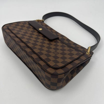 Louis Vuitton Shoulder Bag Damier Aubagne N51129 Ebène Women