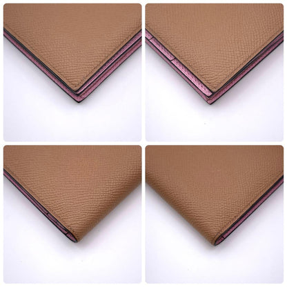 Hermes Bearn Souffle Wallet Chai Mobile Vest Epsom