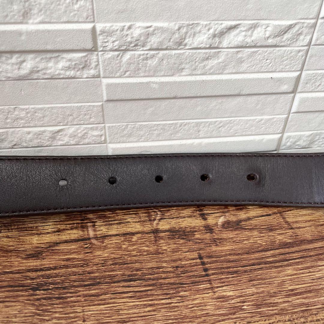 Louis Vuitton Damier Leather Belt Silver Ceinture — view 7