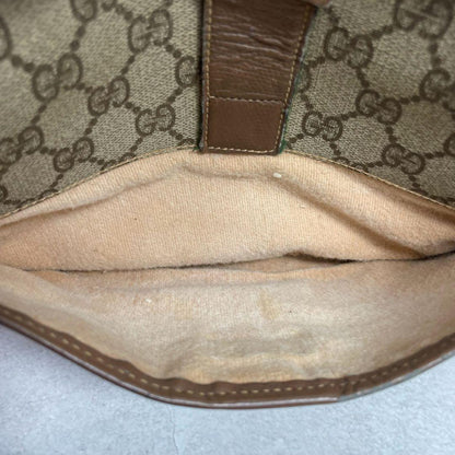 Gucci GG Sherry Line Shoulder Bag Brown Leather — view 6