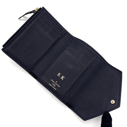 Louis Vuitton Monogram Empreinte Portefeuille Victorine Navy Wallet — view 3