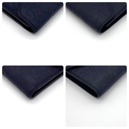 Louis Vuitton Monogram Empreinte Portefeuille Victorine Navy Wallet — view 7