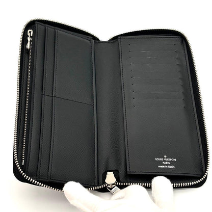 Louis Vuitton Taiga Zippy Wallet Vertical Black — view 3