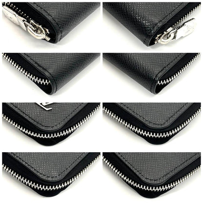 Louis Vuitton Taiga Zippy Wallet Vertical Black — view 7