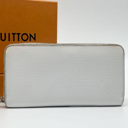 Louis Vuitton Zippy Wallet Epi White Leather Zip Around — view 2