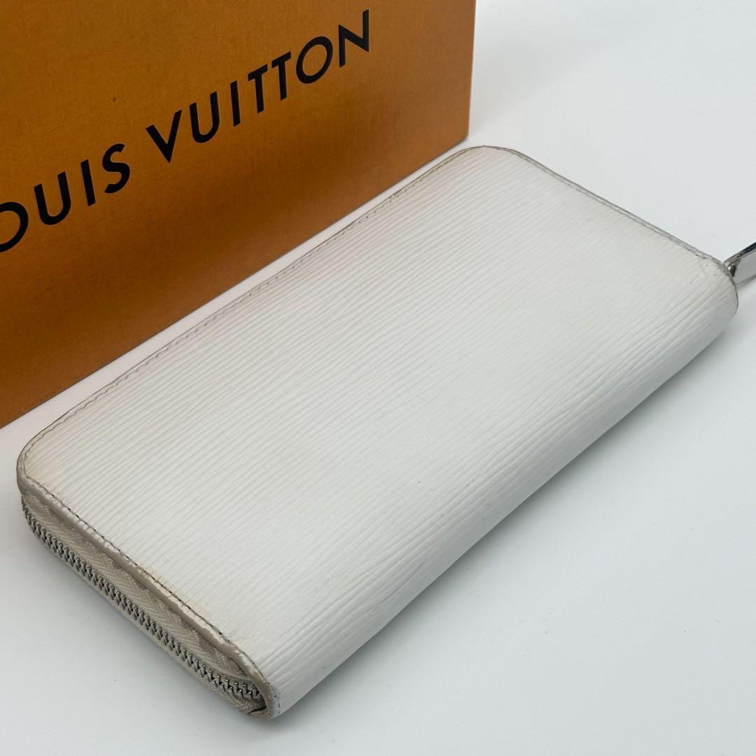 Louis Vuitton Zippy Wallet Epi White Leather Zip Around — view 5