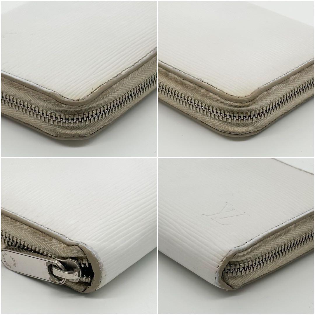 Louis Vuitton Zippy Wallet Epi White Leather Zip Around — view 7