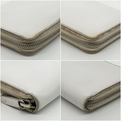 Louis Vuitton Zippy Wallet Epi White Leather Zip Around — view 7