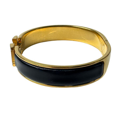 Hermes Clic Clac Bracelet Black Gold — view 4