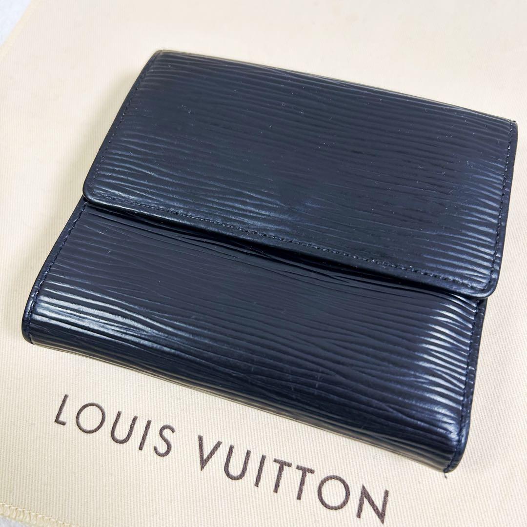 Louis Vuitton Epi Portefeuille Elise W Hook Folding Wallet