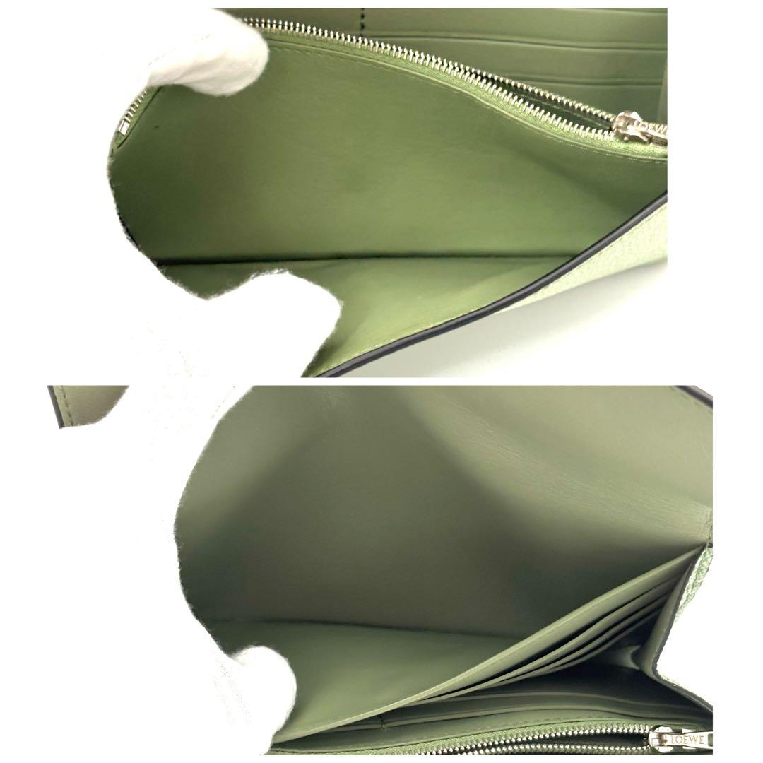 Loewe Wallet Anagram Continental Green — view 7