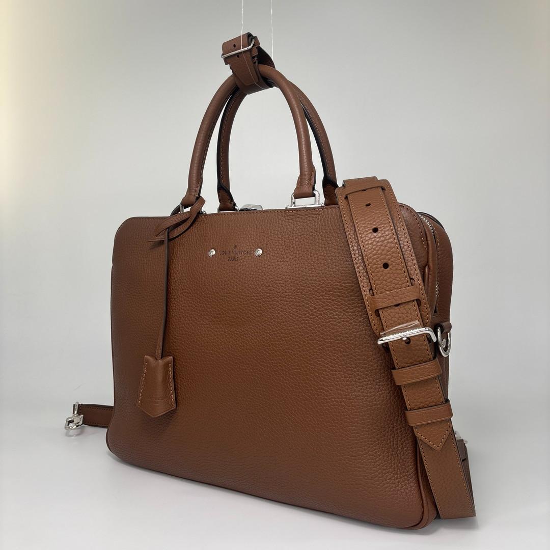 Louis Vuitton Taurillon Leather Alma Briefcase Business — view 2