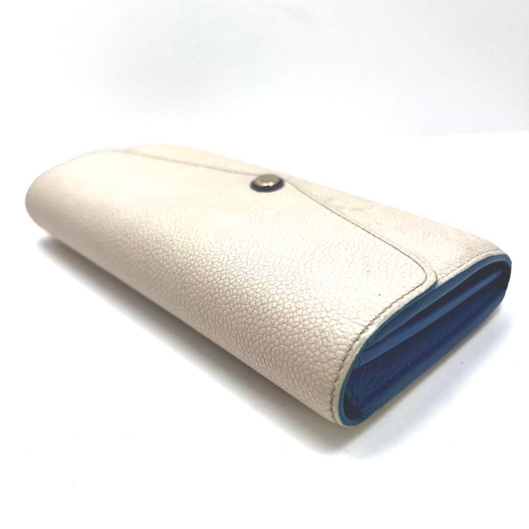 Louis Vuitton Color Empreinte Portefeuille Sarah Blue Jean Wallet — view 8