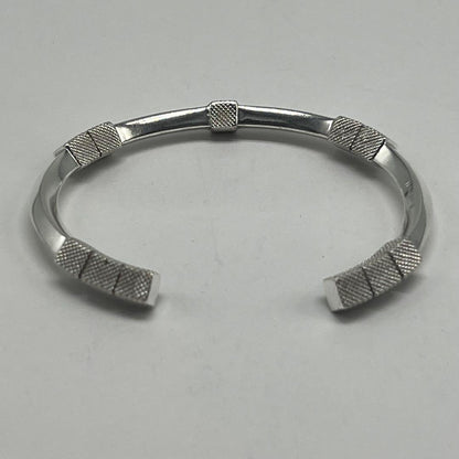 Bottega Veneta Intrecciato Cuff Bangle Bracelet — view 4