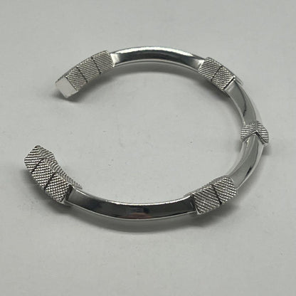 Bottega Veneta Intrecciato Cuff Bangle Bracelet — view 5