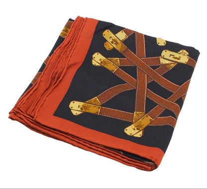 Hermes Carre 70 Tres Kelly Silk Scarf — view 2
