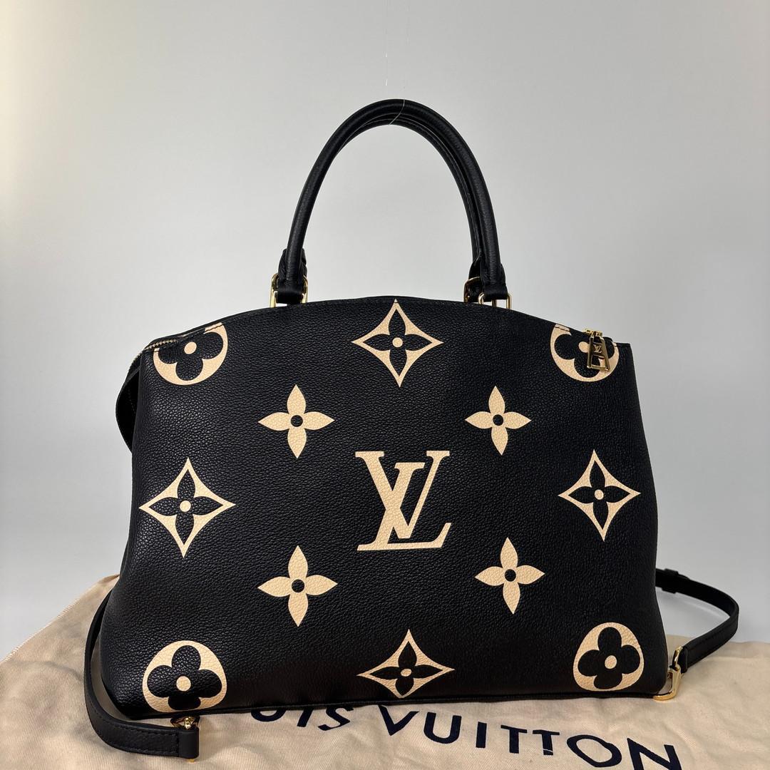 Louis Vuitton Monogram Empreinte Grand Palais MM Handbag Black — view 5