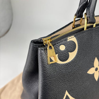 Louis Vuitton Monogram Empreinte Grand Palais MM Handbag Black — view 7
