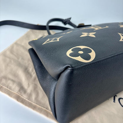 Louis Vuitton Monogram Empreinte Grand Palais MM Handbag Black — view 8