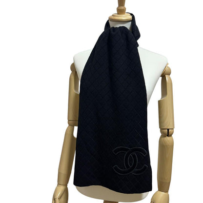 Chanel CC Logo Scarf Shawl Wool — view 3