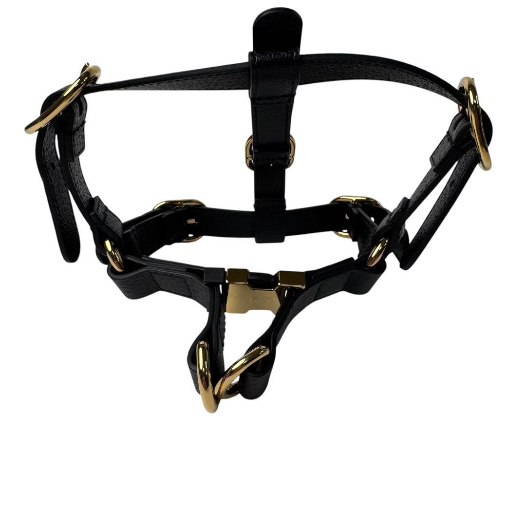 Gucci Interlocking Harness Dog Leather Pet Accessory — view 3