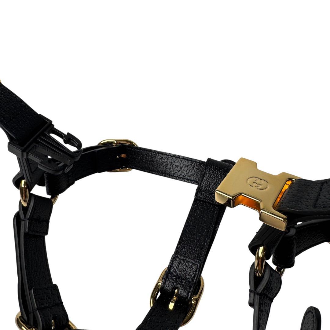 Gucci Interlocking Harness Dog Leather Pet Accessory — view 8