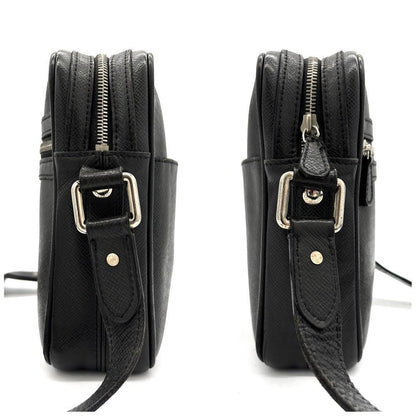 Louis Vuitton Taiga Dimitri Shoulder Bag Ardoise Black — view 4