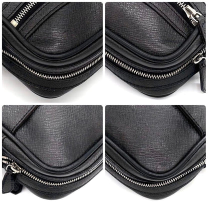 Louis Vuitton Taiga Dimitri Shoulder Bag Ardoise Black — view 7
