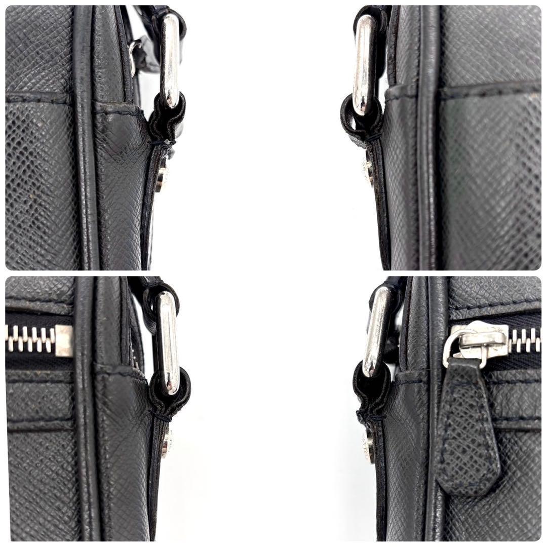 Louis Vuitton Taiga Dimitri Shoulder Bag Ardoise Black — view 8